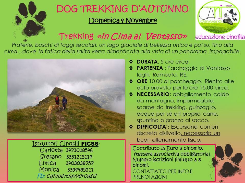 Dog Trekking D’autunno 2021